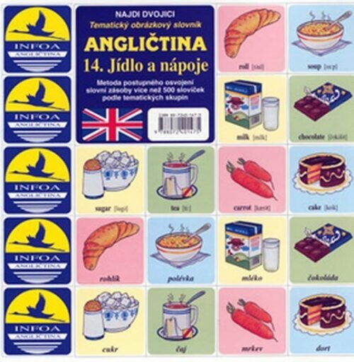 Najdi dvojici - Angličtina - 14. Jídlo a nápoje - kolektiv autorů