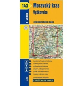 1: 70T(143)-Moravský kras,Vyškovsko (cyklomapa)