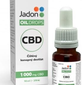 Jadon - Oil drops- konopný olej CBD 10% Konopný destilát 10% 10 ml