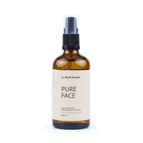 Almara Soap Pure Face - Přírodní odličovací olej pro všechny typy pleti, 100ml