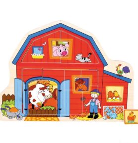 Puzzle odkrývací - Stodola na farmě (Bino)