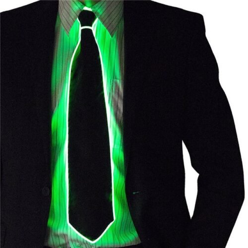 RAVEON Light up kravata| Zelená