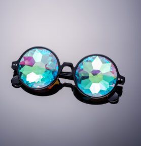 RAVEON Kaleidoskopické brýle | Černé