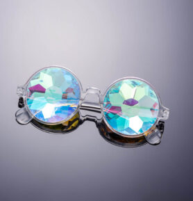 RAVEON Kaleidoskopické brýle | Průhledné