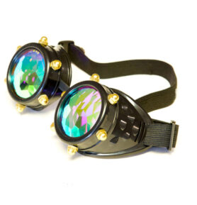 RAVEON Kaleidoskopické google brýle | STEAMPUNK