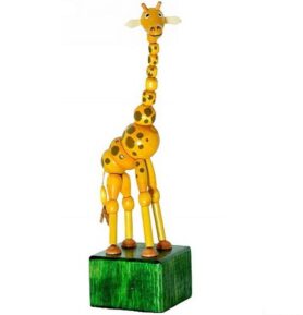 Mačkací figurka - Žirafa Johana (Detoa)