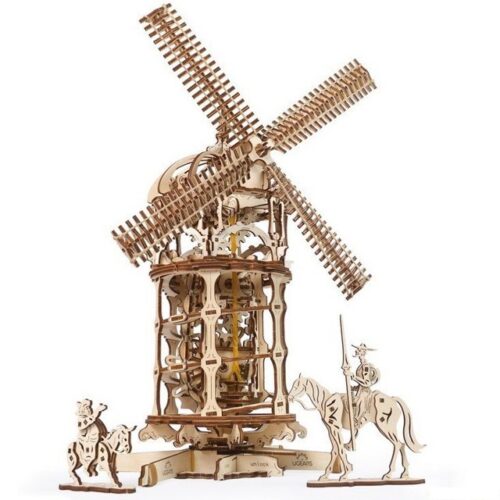Ugears 3D mechanické puzzle Větrný mlýn 585 ks
