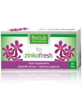 finclub fin Zinkofresh 20tbl./14g - Osvěžující cucavé tablety - péče o krk a dýchací cesty