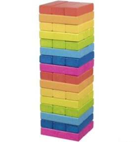 Jenga barevná - Duhová (Goki)