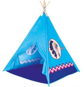 Bino TeePee- stan modrá 4 stěny