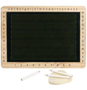 Psací tabule - Tabulka pro výuku psaní, 30x22cm (Goki)
