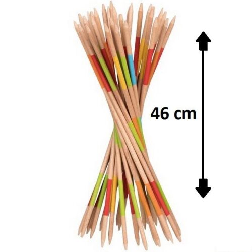 Společenská hra - Mikádo dřevěné, 46cm (Goki)