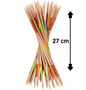 Společenská hra - Mikádo dřevěné, 27cm (Goki)