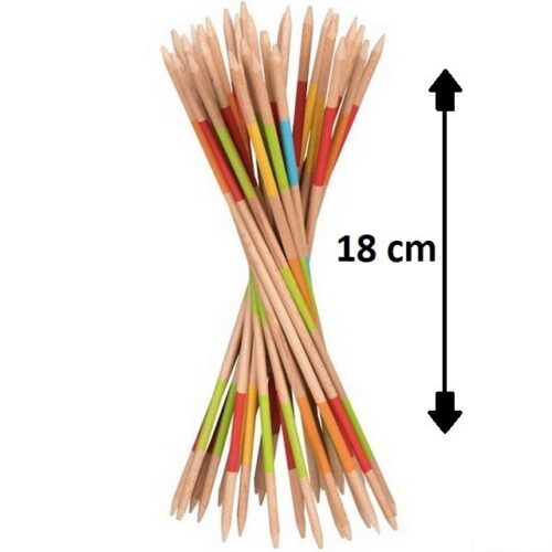 Společenská hra - Mikádo dřevěné, 18cm (Goki)