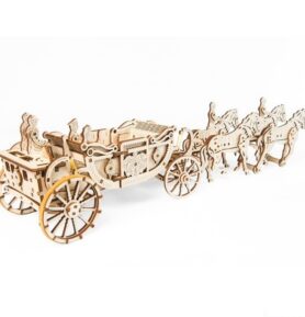 UGEARS 3D puzzle Královský kočár 290 ks