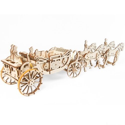 UGEARS 3D puzzle Královský kočár 290 ks