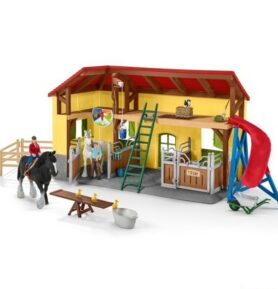 Schleich - Farma, Stáj pro koně s příslušenstvím