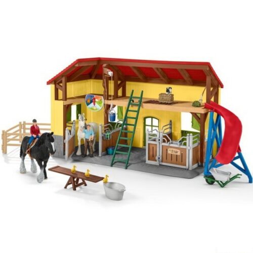 Schleich - Farma, Stáj pro koně s příslušenstvím