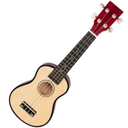 Hudba - Kytara Ukulele, Přírodní, 4 struny (Goki)