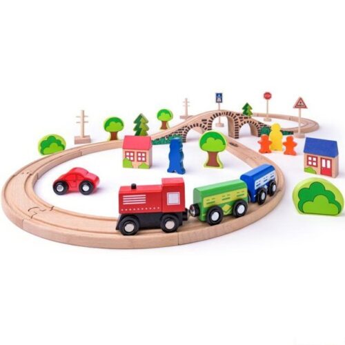 Vláčkodráha Woody - Osmička s vláčkem, 40 dílů
