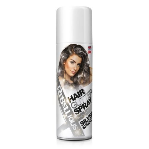 PaintGlow Třpytky na vlasy ve spreji | Silver Sparkle, 125ml