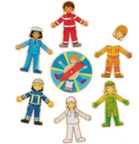 Puzzle pro nejmenší - Povolání, první hra pro děti (Goki)