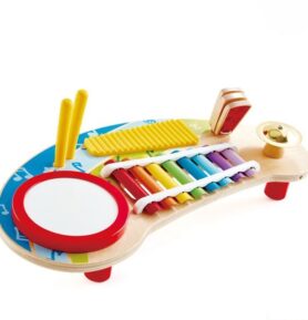 Hudba - Hudební stoleček, Multifunkční 5v1 (Hape)
