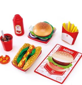 Kuchyň - Fast Food Set (Hape)