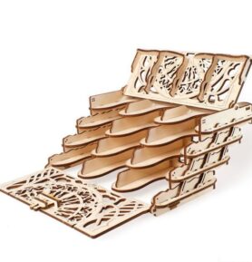 UGEARS 3D puzzle Karetní stojánek 77 ks