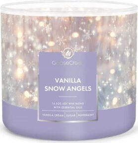 Goose Creek - Vanilkový sněhoví andělé Aromatická svíčka ve skle 411 g