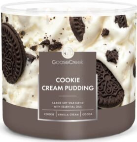 Goose Creek - Krémový pudink ze sušenek Aromatická svíčka ve skle 411 g