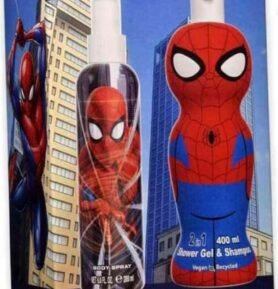 SPIDERMAN - dárková sada Tělový sprej 200 ml + sprchový gel a šampón 2v1 400ml