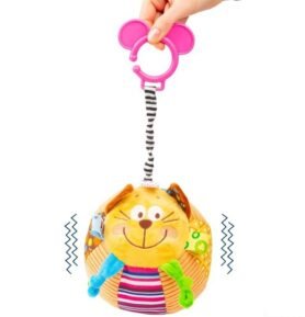 Hračka závěsná - Natahovací vrnící balónek kočka (Small foot)