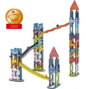 Kuličková dráha - Dřevěná rytířský hrad, 79 dílů (Goki)