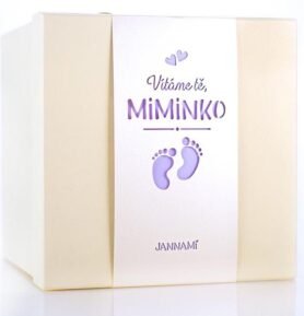 Jannami MimiBox - prázdný dárkový box s hračkou Stříbrný box - překvapení