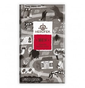 Herůfek Čokoláda tmavá 100% single origin Semuliki Forest UGANDA BIO, 50g