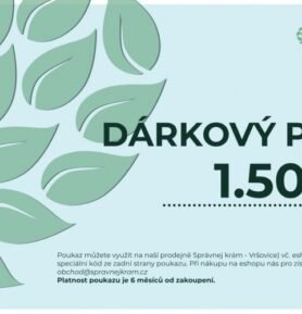 Správnej krám Dárkový poukaz 1500,-