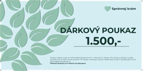 Správnej krám Dárkový poukaz 1500,-