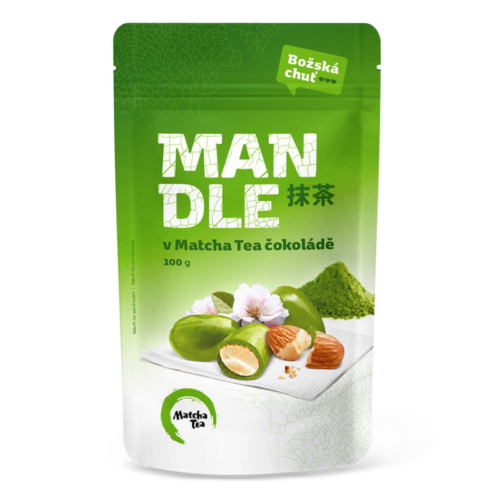 Matcha Tea Mandle v Matcha Tea čokoládě, 100g