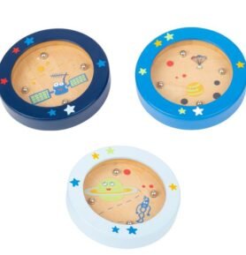 Motorická hra - Mini kuličková, Vesmír kruh, 1ks (Small foot)