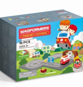 Magformers - Městečko Autobus, 16 dílků
