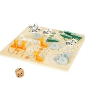 Člověče, nezlob se - Safari, dřevěné figurky (Small foot)