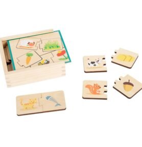 Puzzle výukové - Krmení zvířátek, 20ks (Small foot)