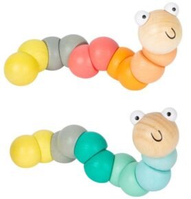 Drobné hračky - Had do kapsy, Červík pastelový, 1ks (Small foot)