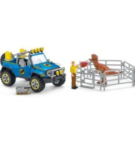 Schleich - Dinosaurus set, Terénní vůz s venkovním