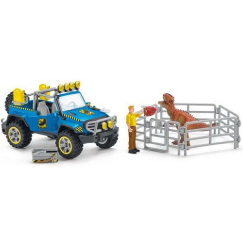 Schleich - Dinosaurus set, Terénní vůz s venkovním