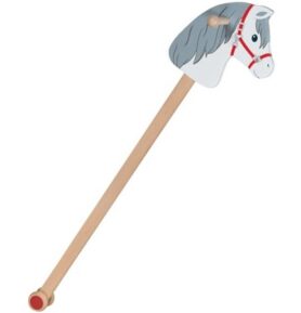 Koňská hlava na tyči - Dřevěný koník Mráček (Goki)