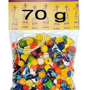 Navlékací perle - Mix perlí barevný 70g (Detoa)