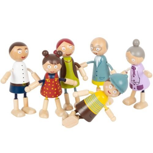Panenky do domečku - Rodinka moderní, 6ks (Small foot)