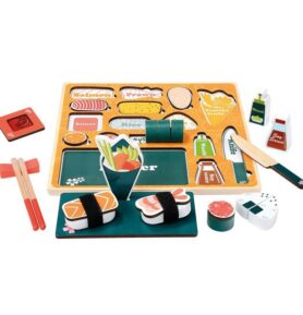 Puzzle na desce - 3D Puzzle Sushi bar, 28ks (Bino)